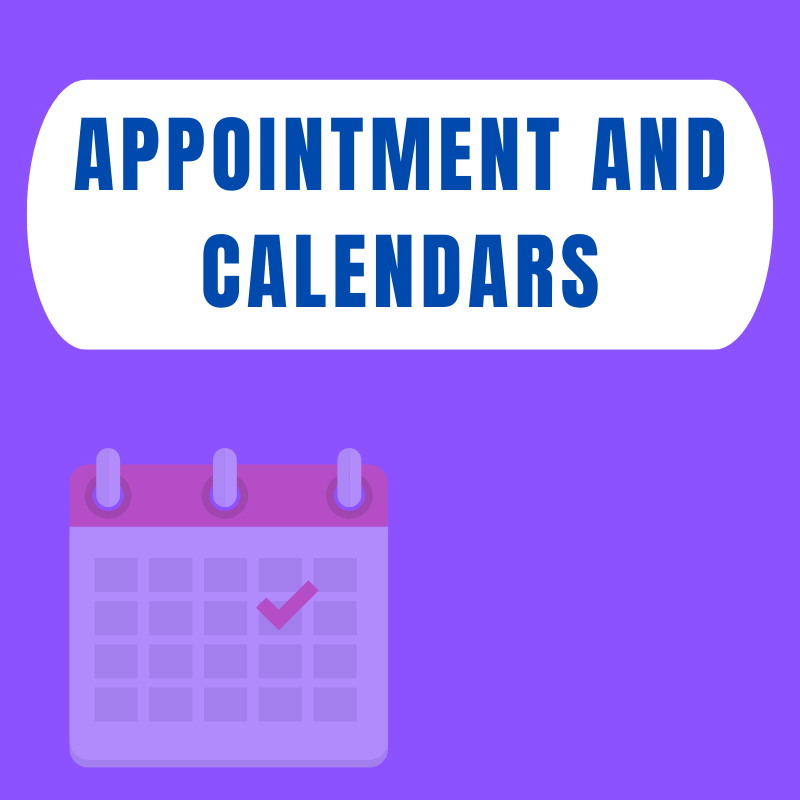 Appointment and Calendars