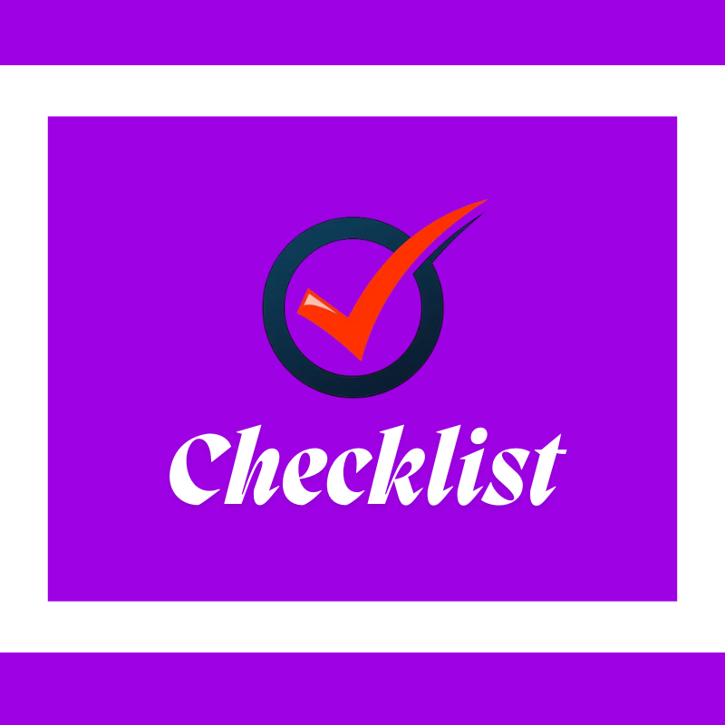 Checklist