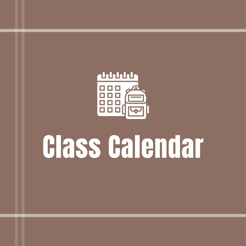 Class Calendar
