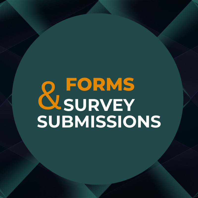 Forms & Survey Submissions