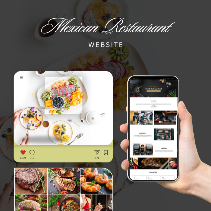 Mexican Restaurant Website - Snapshot App