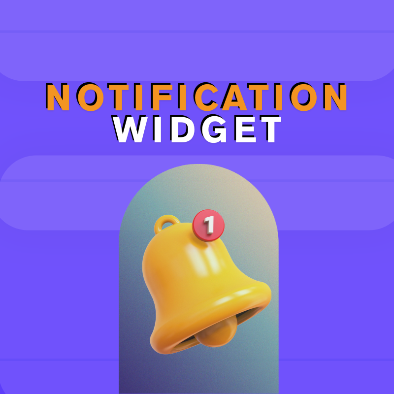 Notification widget