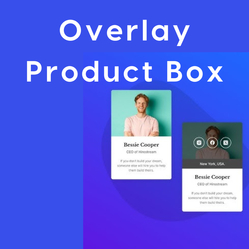 Overlay Product Box