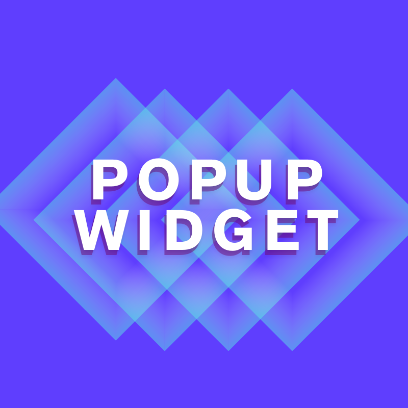 Pop-up Widget