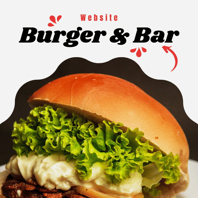 Burger & Bar Website - Snapshot App