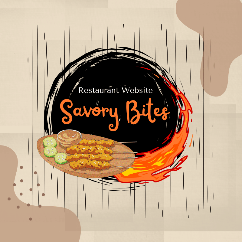 Savory Bites Restaurant Website - Snapshot App