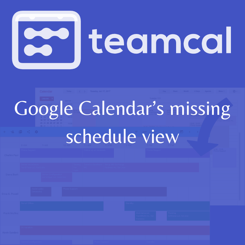 Team Cal For Workflow